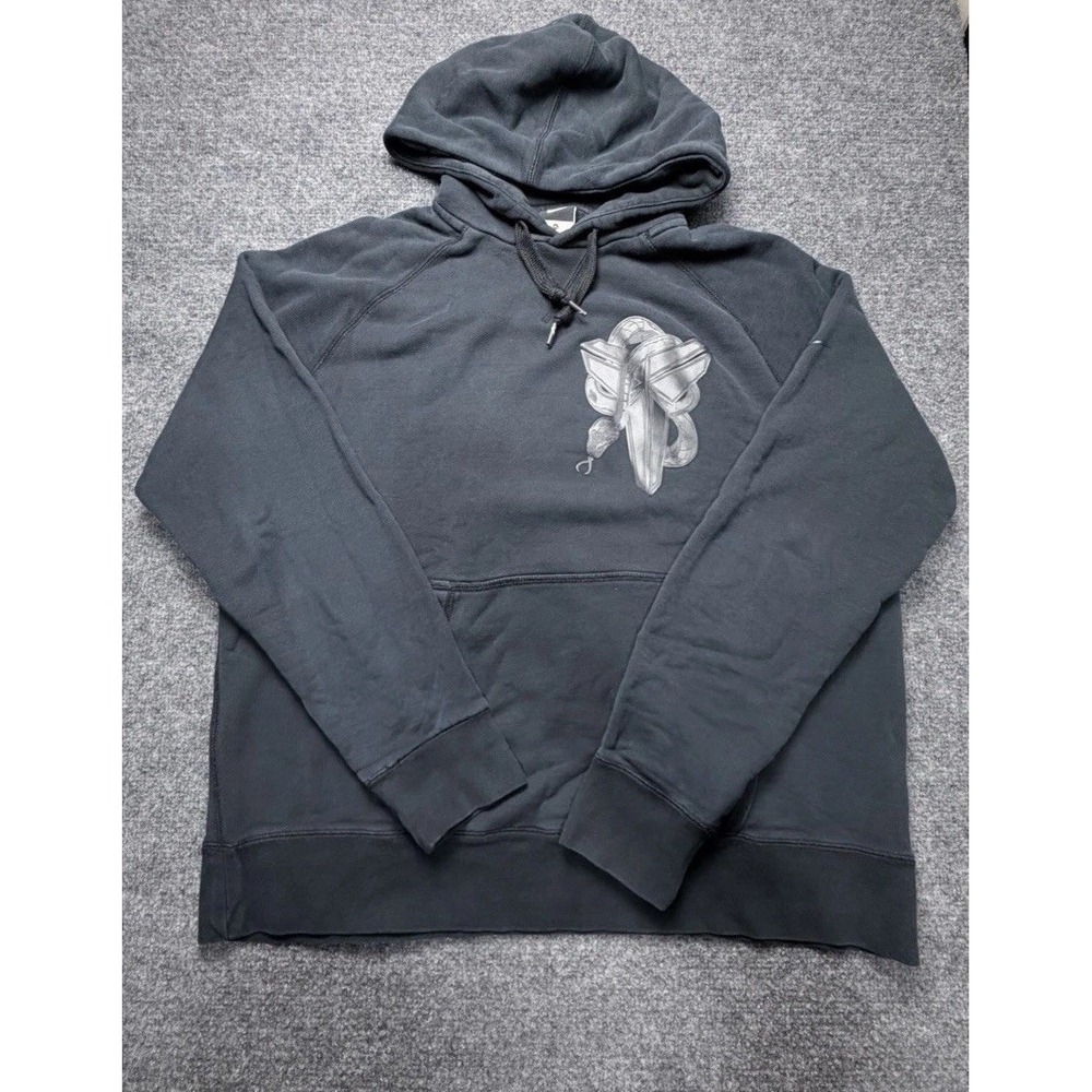 Nike Kobe Black Mamba Obey Pullover Hoodie Mens XL Black Sheath Logo 426951-010